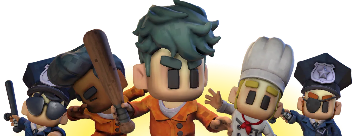 The playable inmates of The Escapists 3 — official character art